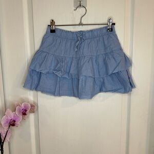 Zara Kids Blue Skort (9-10)